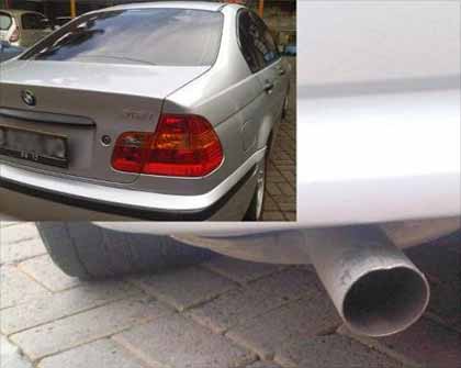 knalpot BMW kering